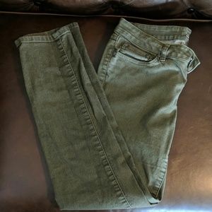 Prana Olive Green Skinny Pants